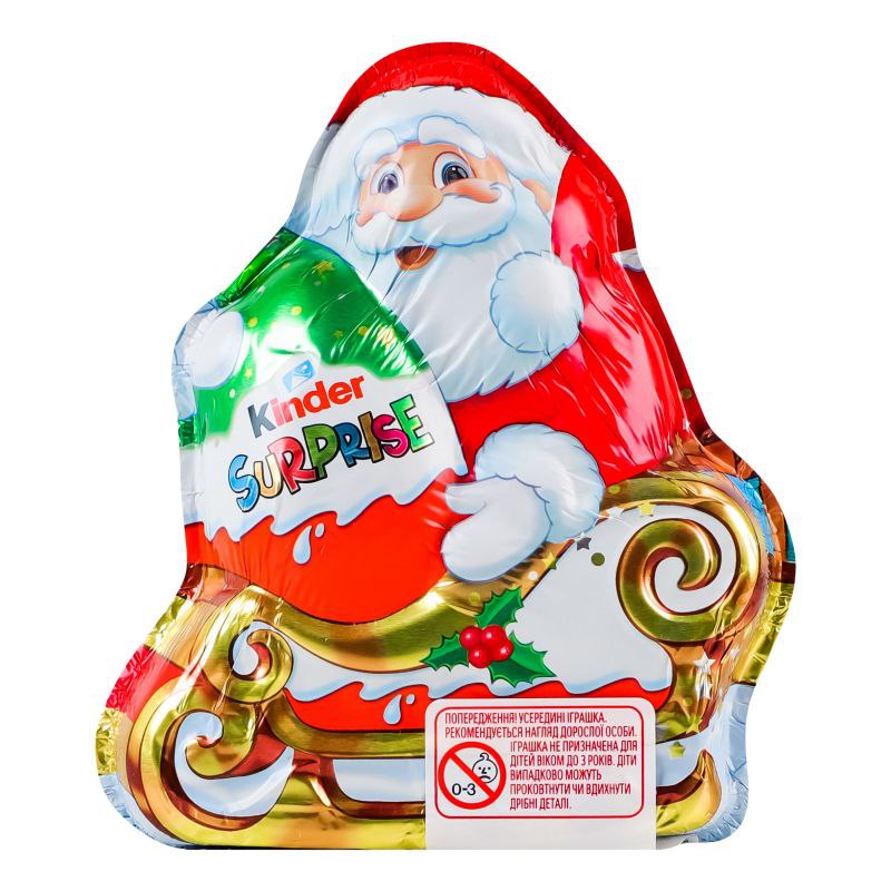 Фігурний молочний шоколад Кіндер з іграшкою 75г